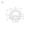 Силиконовый профиль WPH-FLEX-D20-TOP-S10-50m WHITE (Arlight, Силикон) 040833 - фото 125739