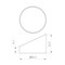 Бленда LGD-HOOD-R85 (WH) (Arlight, Металл) 046771 - фото 127991