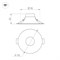 Светильник MS-BLIZZARD-BUILT-R102-8W Warm3000 (BK, 100 deg, 230V) (Arlight, IP20 Металл, 3 года) 036607 - фото 129994