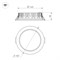Светильник MS-MIST-BUILT-R187-21W Warm3000 (WH, 110 deg, 230V) (Arlight, IP54 Металл, 5 лет) 041612 - фото 131343