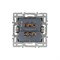 Механизм выключателя двухклавишный проходной SWT-MKP2-PL-BK (250V, 16A) (Arlight, -) 043728 - фото 132240