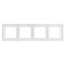 Рамка стеклянная FRM-GLARE-GS-4-WH (Arlight, -) 043802 - фото 133525