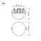Светильник LTD-80R-Crystal-Sphere 5W Day White (Arlight, IP40 Пластик, 3 года) 020213 - фото 137569
