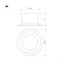Светильник MS-DROP-BUILT-R158-30W Warm3000 (WH, 90 deg, 230V) (Arlight, IP54 Металл, 5 лет) 041464 - фото 138323