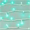 Светодиодная гирлянда ARD-STRING-PRO-10000-WHITE-95LED-MILK-LIVE RGBW-DMX (24V, 10W) (Ardecoled, IP65) 031757 - фото 140440