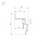 Профиль STRETCH-SHADOW-2000 WHITE (A2-CONTOUR-PRO) (Arlight, Алюминий) 042559 - фото 140490