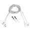 Подвес токопроводящий ARL-SL-LINE 2x2m Set WHITE (Arlight, провод 2x0.5) 046133 - фото 140808