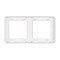 Рамка пластиковая FRM-VERSA-PL-2-WH (Arlight, -) 043776 - фото 143558