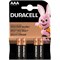 Батарейки Duracell Basic LR03 ААА мизинчиковые 4BL (блистер 4шт) 5000394127326 - фото 143652