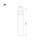 Светильник LGD-LANDMARK-BOLL-H800-20W Warm3500-MIX (GR, 300 deg, 230V) (Arlight, IP65 Металл, 5 лет) 045533 - фото 151823