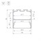 Профиль LINE-M-5050-2000 BLACK (Arlight, Алюминий) 053403 - фото 152684