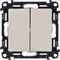 Выключатель 2-кл. слон. кость VALENA LIFE Legrand 752505 - фото 165926