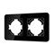Рамка стеклянная FRM-OMALI-GS-2-BK (Arlight, -) 049693 - фото 170340