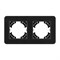 Рамка стеклянная FRM-OMALI-SFGS-2-BK (Arlight, -) 049709 - фото 170379