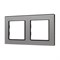 Рамка стеклянная FRM-GLARE-GS-2-GR (Arlight, -) 043798 - фото 170396