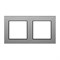 Рамка стеклянная FRM-GLARE-GS-2-GR (Arlight, -) 043798 - фото 170398