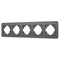 Рамка стеклянная FRM-OMALI-GS-5-GR (Arlight, -) 049706 - фото 170414