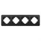 Рамка алюминиевая FRM-AKIRY-SFAL-4-BK (Arlight, -) 049744 - фото 170426