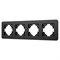 Рамка алюминиевая FRM-AKIRY-SFAL-4-BK (Arlight, -) 049744 - фото 170427