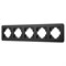 Рамка алюминиевая FRM-AKIRY-SFAL-5-BK (Arlight, -) 049747 - фото 170447
