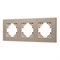 Рамка пластиковая FRM-PERIO-PL-3-GD (Arlight, -) 049757 - фото 170530