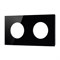 Рамка стеклянная FRM-GLARE-GC-2-BK (Arlight, -) 043836 - фото 170542