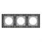 Рамка стеклянная FRM-GLARE-GC-3-GR (Arlight, -) 043840 - фото 170637