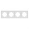 Рамка стеклянная FRM-OMALI-SFGS-4-WH (Arlight, -) 049716 - фото 170711