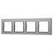 Рамка стеклянная FRM-GLARE-GS-4-GR (Arlight, -) 043804 - фото 170749