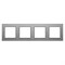 Рамка стеклянная FRM-GLARE-GS-4-GR (Arlight, -) 043804 - фото 170750
