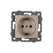 Механизм электрической розетки SCT-MEU1-PL-GD-V (250V, 16A) (Arlight, -) 049817 - фото 170814