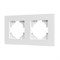 Рамка пластиковая FRM-PERIO-PL-2-WH (Arlight, -) 049750 - фото 170873