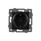 Механизм электрической розетки SCT-MEU1-PL-BK-V (250V, 16A) (Arlight, -) 049815 - фото 170916