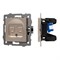 Механизм компьютерной розетки двойной SCT-MPC2-PL-GD-V (RJ-45, CAT6) (Arlight, -) 049850 - фото 170971
