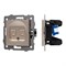 Механизм компьютерной розетки двойной SCT-MPC2-PL-GD-V (RJ-45, CAT6) (Arlight, -) 049850 - фото 170974