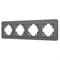 Рамка стеклянная FRM-OMALI-SFGS-4-GR (Arlight, -) 049718 - фото 171004