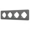 Рамка стеклянная FRM-OMALI-SFGS-4-GR (Arlight, -) 049718 - фото 171005