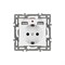 Механизм розетки с USB зарядкой SCT-MUAA-PL-WH (250V, 16A) (Arlight, -) 043733 - фото 171051