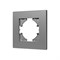Рамка пластиковая FRM-PERIO-PL-1-GR (Arlight, -) 049690 - фото 171151