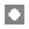 Рамка пластиковая FRM-PERIO-PL-1-GR (Arlight, -) 049690 - фото 171152