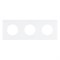 Рамка стеклянная FRM-GLARE-GC-3-WH (Arlight, -) 043838 - фото 171213