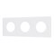 Рамка стеклянная FRM-GLARE-GC-3-WH (Arlight, -) 043838 - фото 171214