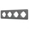 Рамка стеклянная FRM-OMALI-GS-4-GR (Arlight, -) 049702 - фото 171216