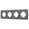 Рамка стеклянная FRM-OMALI-GS-4-GR (Arlight, -) 049702 - фото 171219