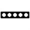 Рамка стеклянная FRM-OMALI-GS-5-BK (Arlight, -) 049705 - фото 171230