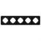 Рамка стеклянная FRM-OMALI-GS-5-BK (Arlight, -) 049705 - фото 171231