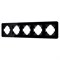 Рамка стеклянная FRM-OMALI-GS-5-BK (Arlight, -) 049705 - фото 171234