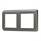 Рамка пластиковая FRM-VERSA-PL-2-GR (Arlight, -) 043780 - фото 171250