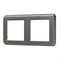 Рамка пластиковая FRM-VERSA-PL-2-GR (Arlight, -) 043780 - фото 171252