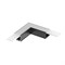 Угол PLS-LOCK-H25-L90 BLACK (с экраном MAT-L) (Arlight, Металл) 031268-1 - фото 172461